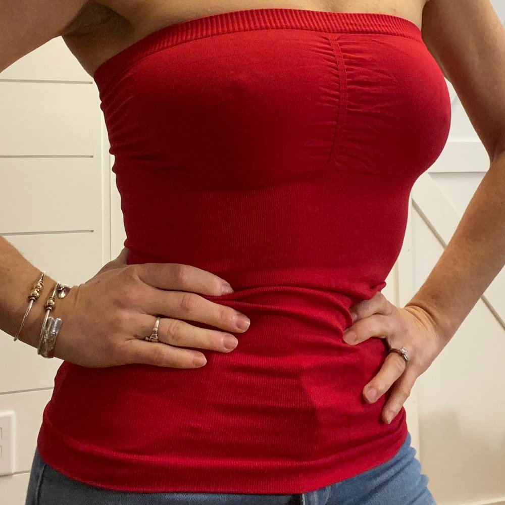 Red Tube Tank - xxs - stretchy